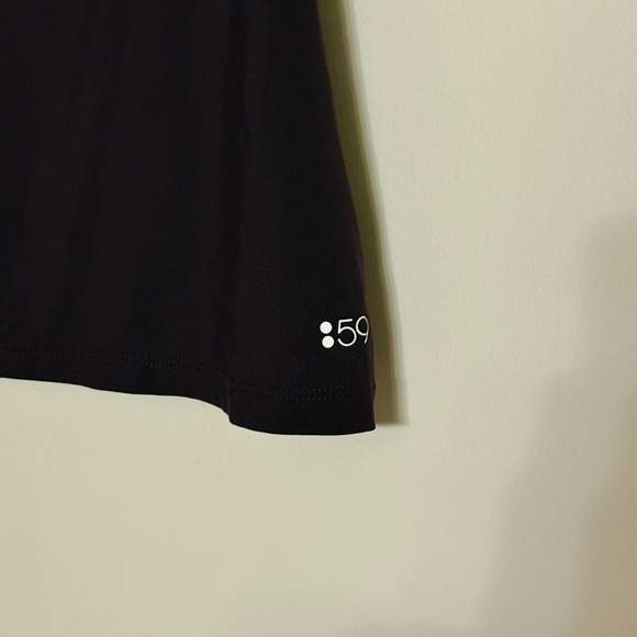 Splits59 Purple Tank Top with Gray Stripe - Picture 3 of 4